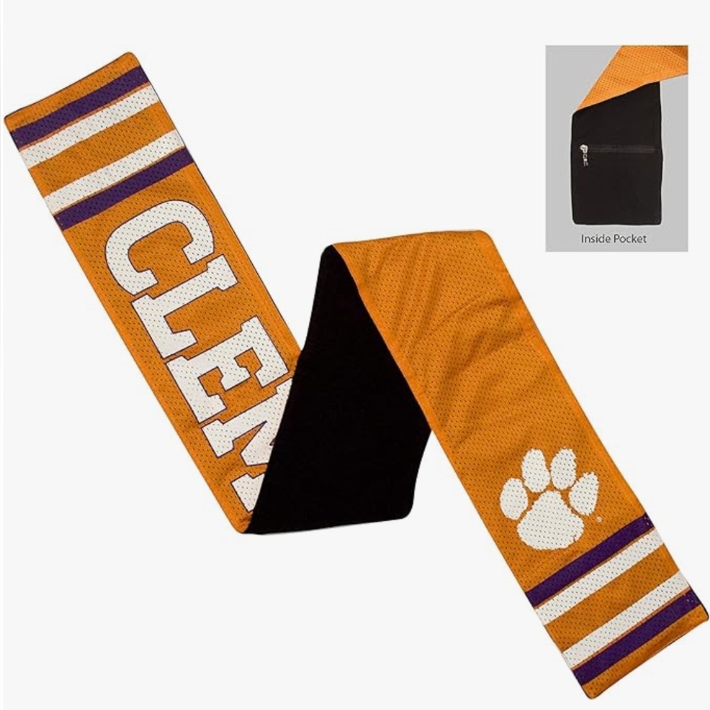 🧡💜Clemson Jersey Scarf